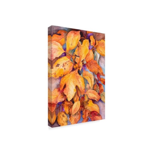 Joanne Porter 'Sassafras Leaves' Canvas Art,22x32